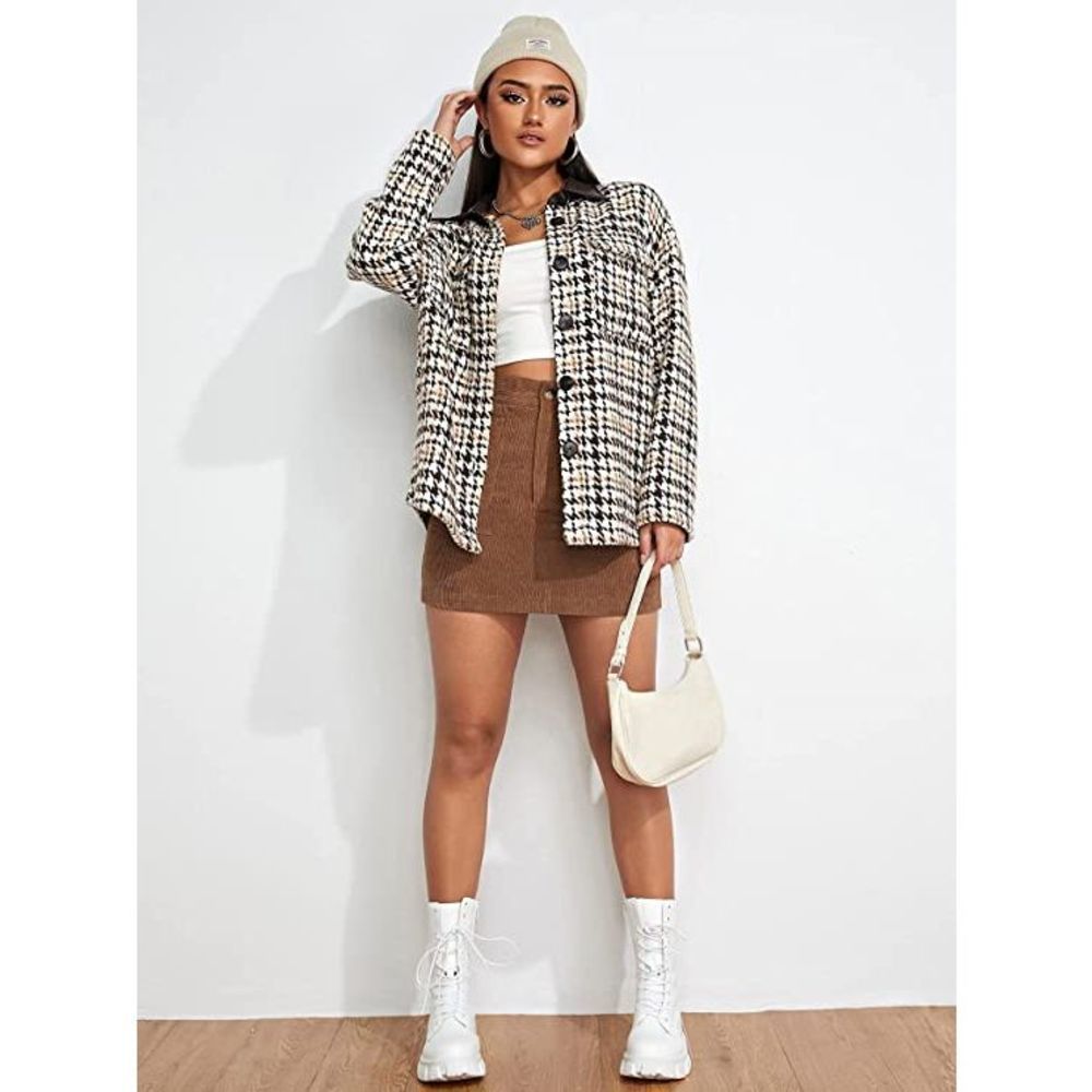 Corduroy Mini Skirt